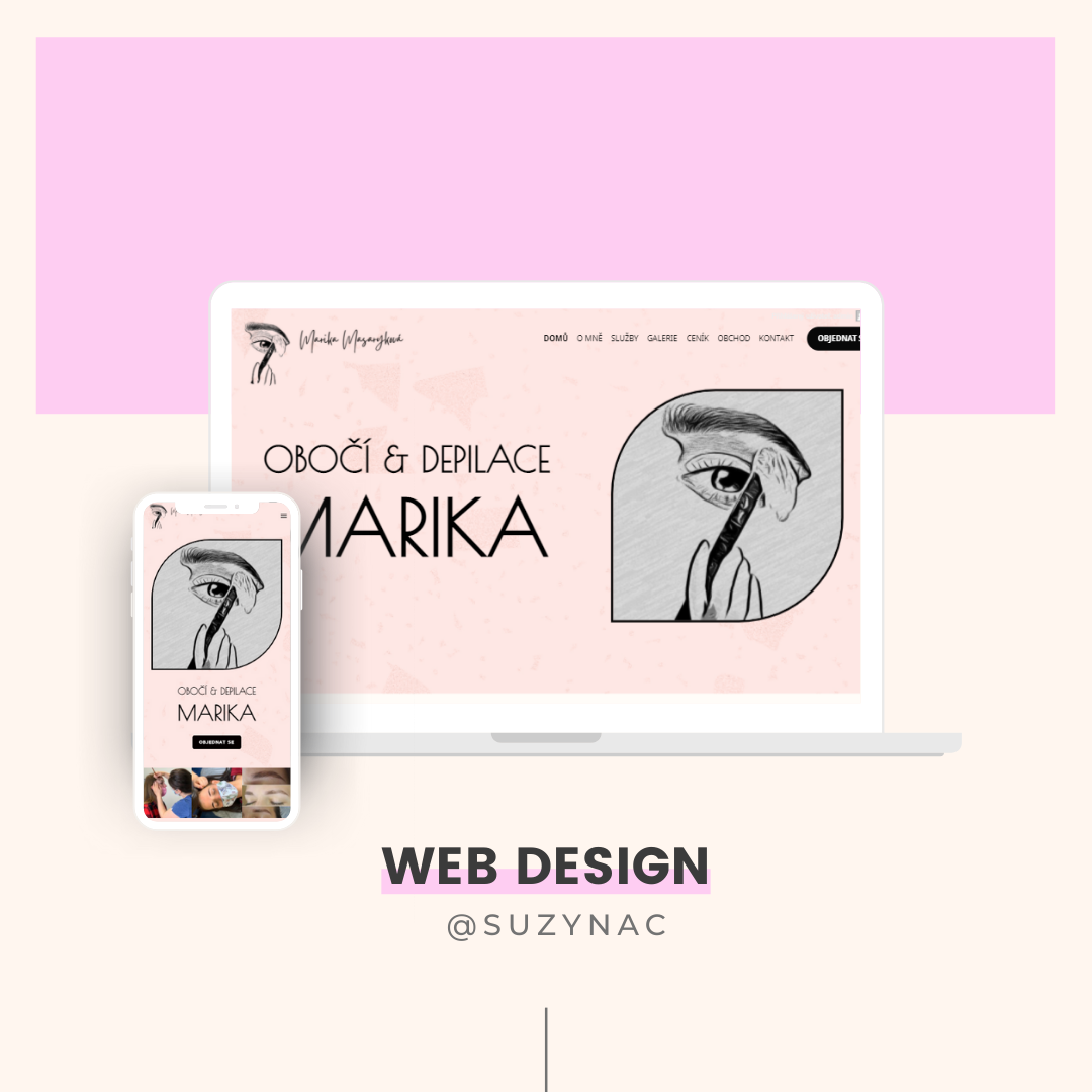 Web Design for obocimarika.cz